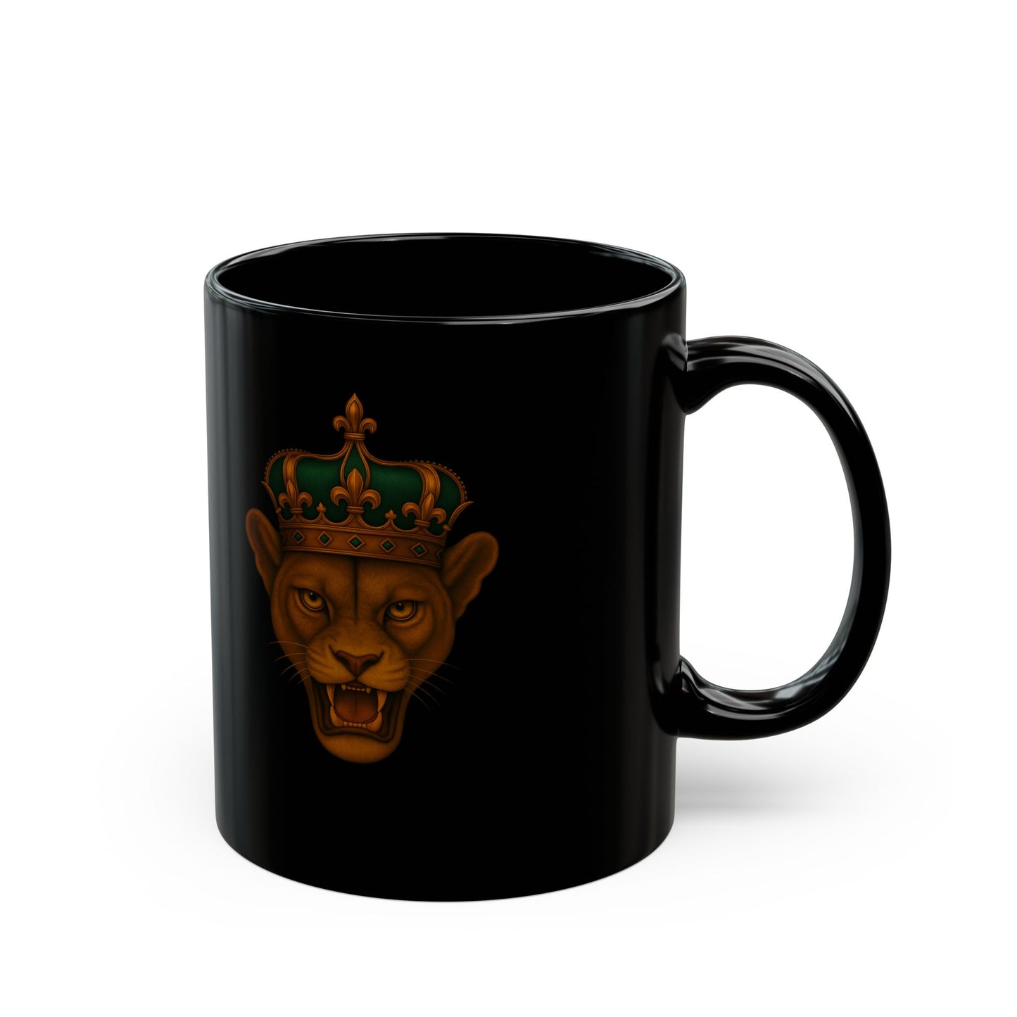 Crowned Lioness Queen Coffee Mug