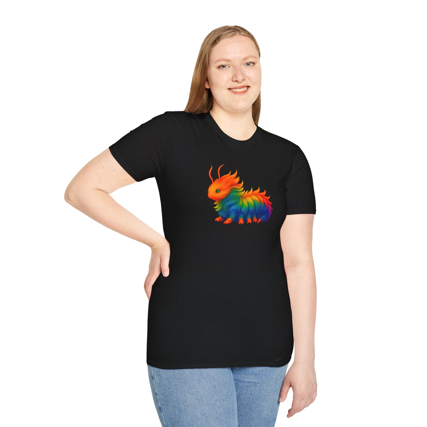 Beautiful Transformation T-Shirt, Colorful Caterpillar and Butterfly Tee, Nature Inspired Art Shirt, Unique Gift for Nature Lovers