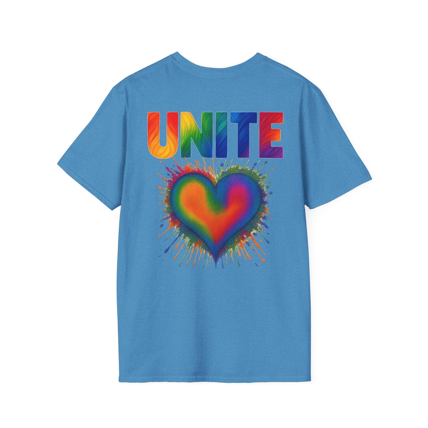 UNITE 💚 T-Shirt - Celebrate Love and Togetherness, Casual Wear, Summer Fashion
