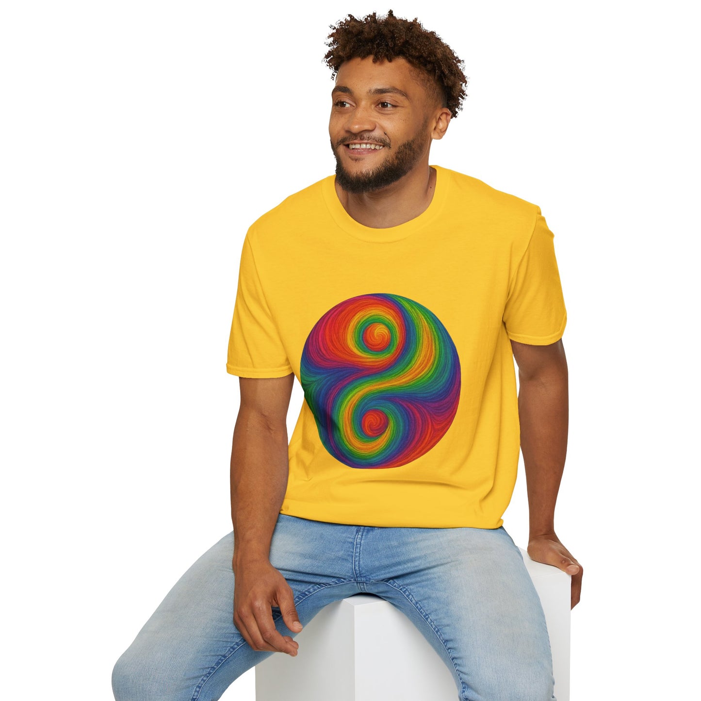 Trippy Stitch Yin Yang T-Shirt ☯️