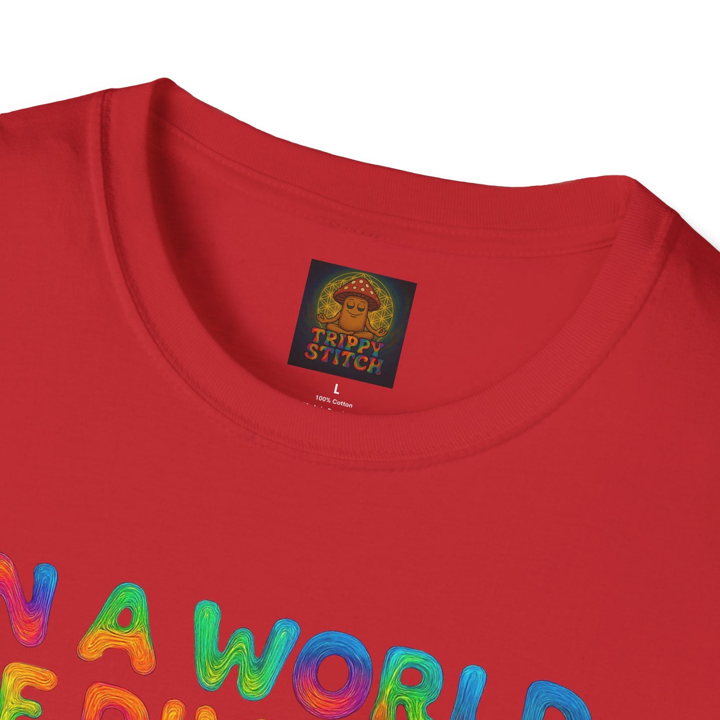 UNITY T-Shirt | Positive Quote Tee | Unisex Softstyle UNITY Trippy Stitch Design