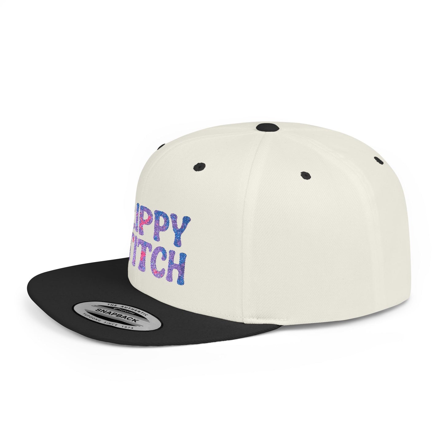 Trippy Stitch Cosmic⭐Flat Bill Snapback Hat