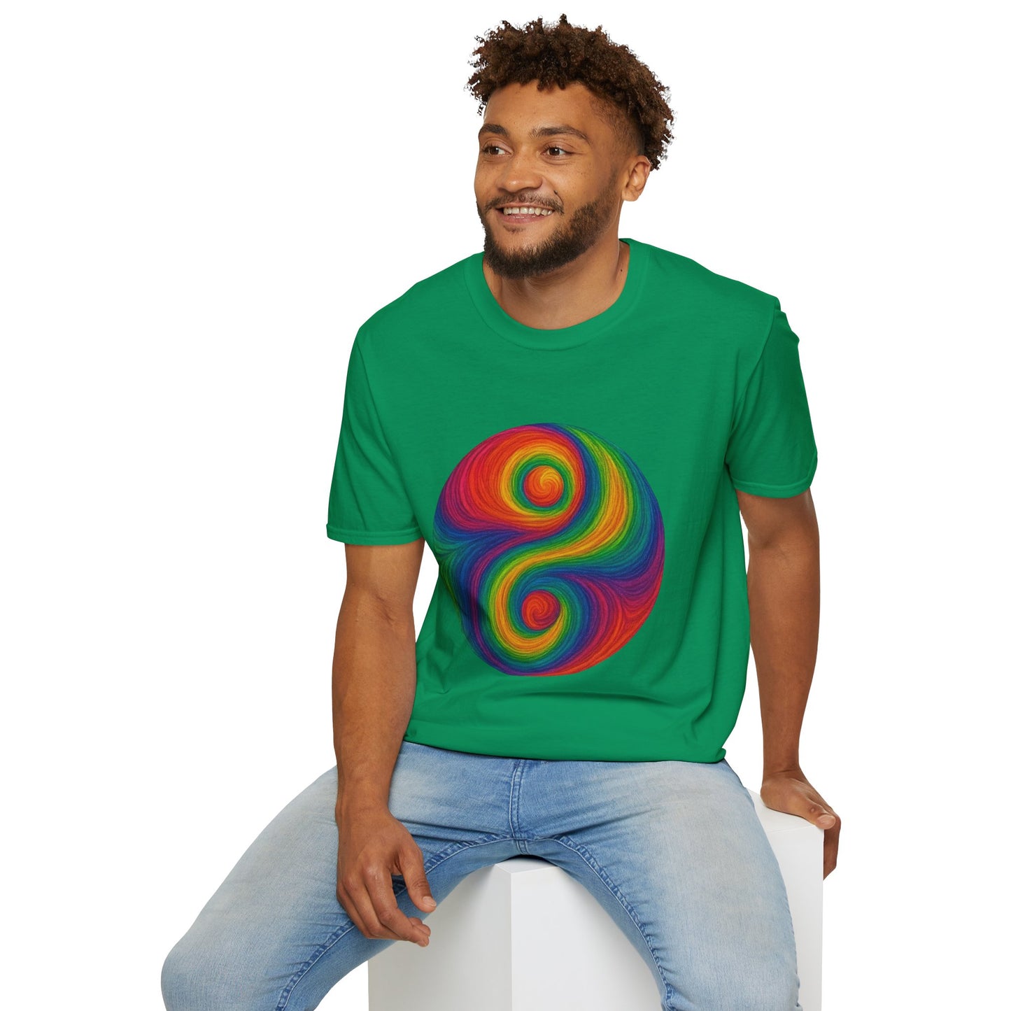 Trippy Stitch Yin Yang T-Shirt ☯️