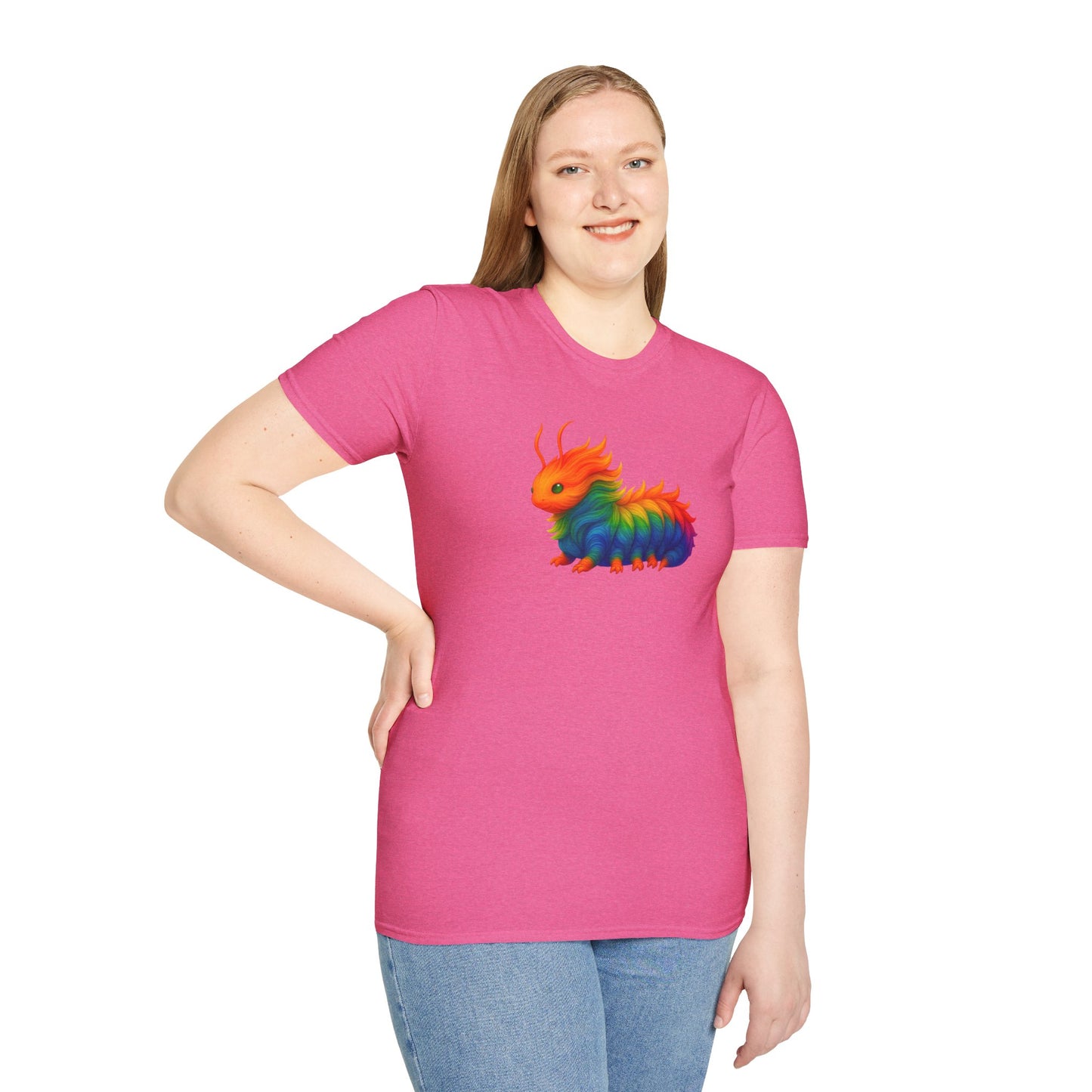 Beautiful Transformation T-Shirt, Colorful Caterpillar and Butterfly Tee, Nature Inspired Art Shirt, Unique Gift for Nature Lovers