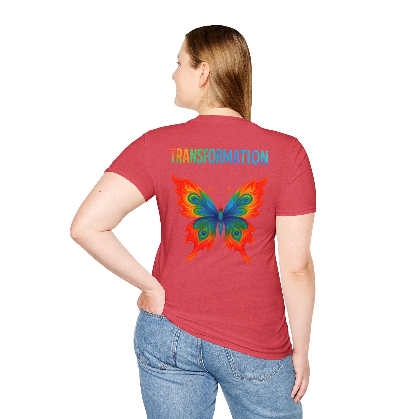 Beautiful Transformation T-Shirt, Colorful Caterpillar and Butterfly Tee, Nature Inspired Art Shirt, Unique Gift for Nature Lovers