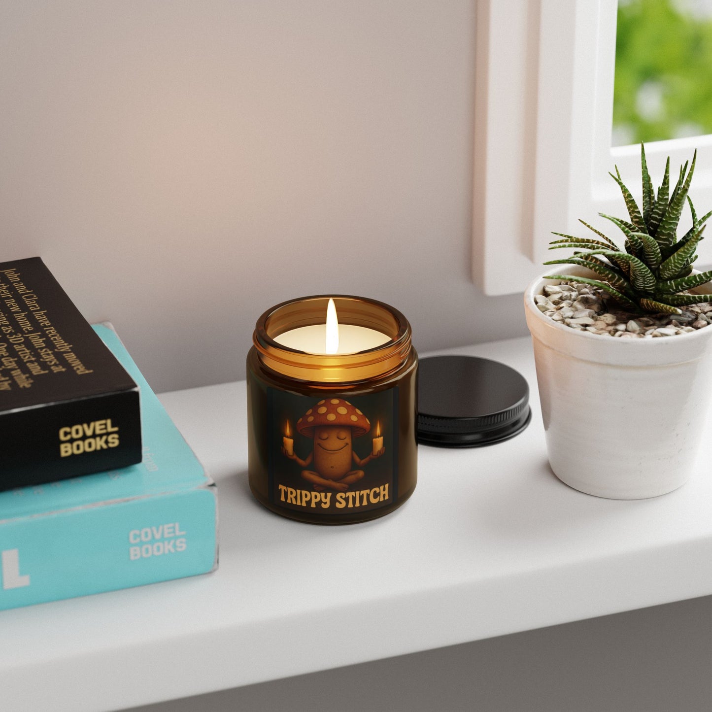 Trippy Stitch Scented Candle