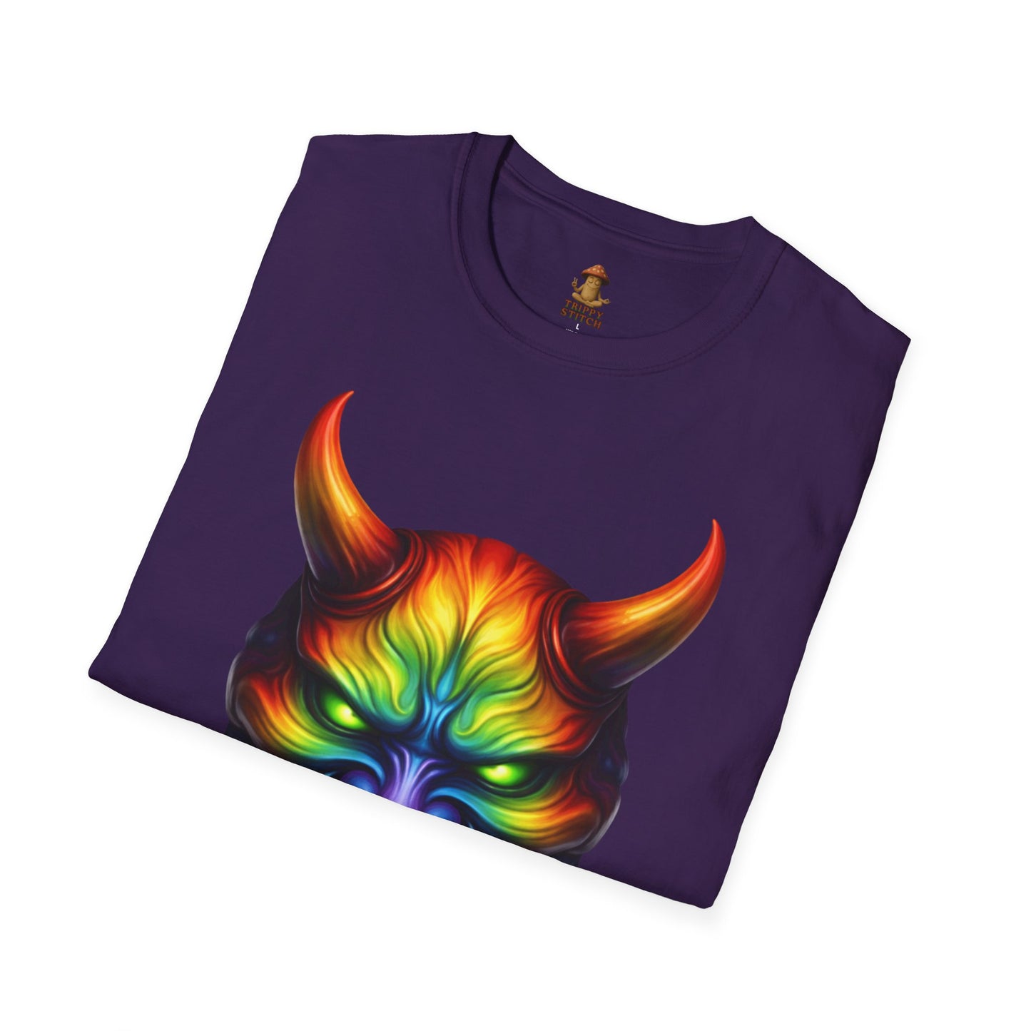 Hannya Mask Chakra Colors Tee