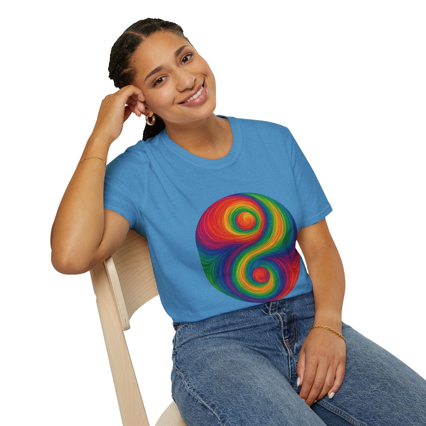 Trippy Stitch Yin Yang T-Shirt ☯️