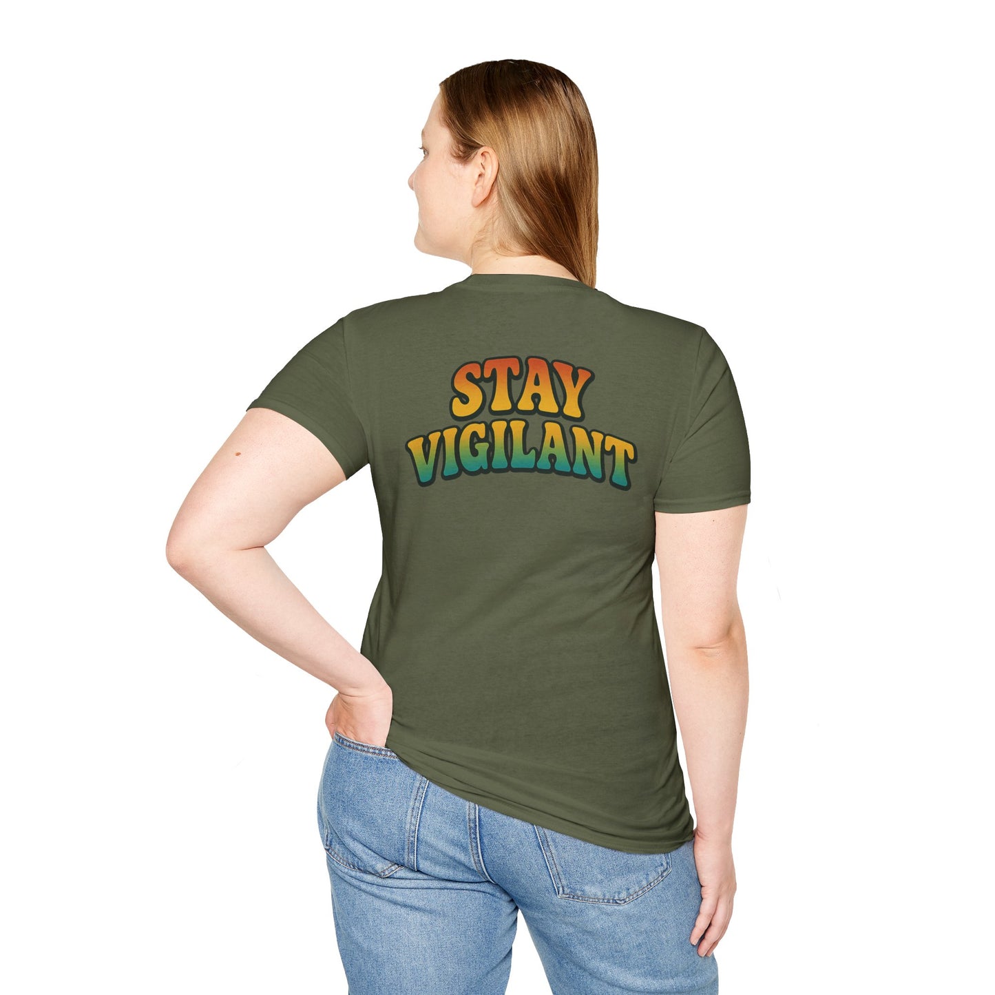 Calm Amid the Chaos Shirt, Stay Vigilant, Positive Vibes Clothing