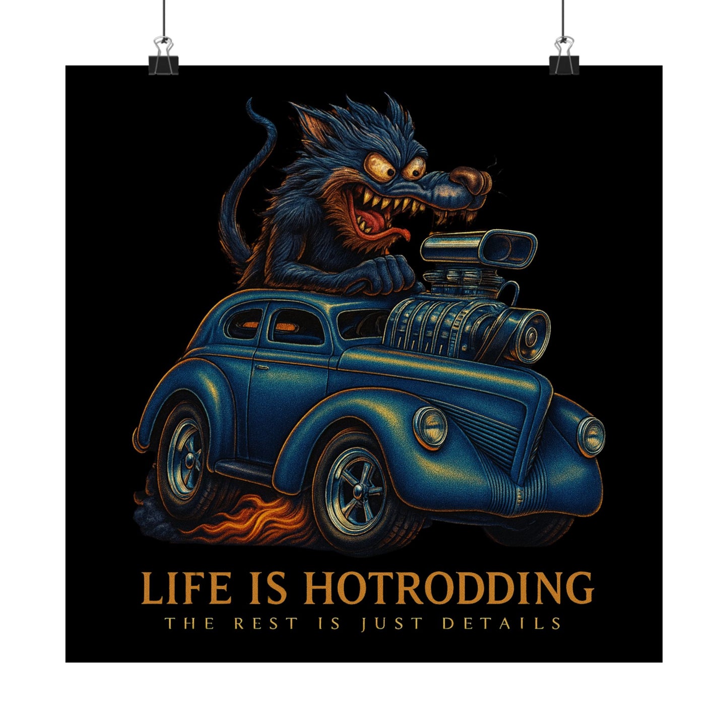 Ron's Rat Rod Poster