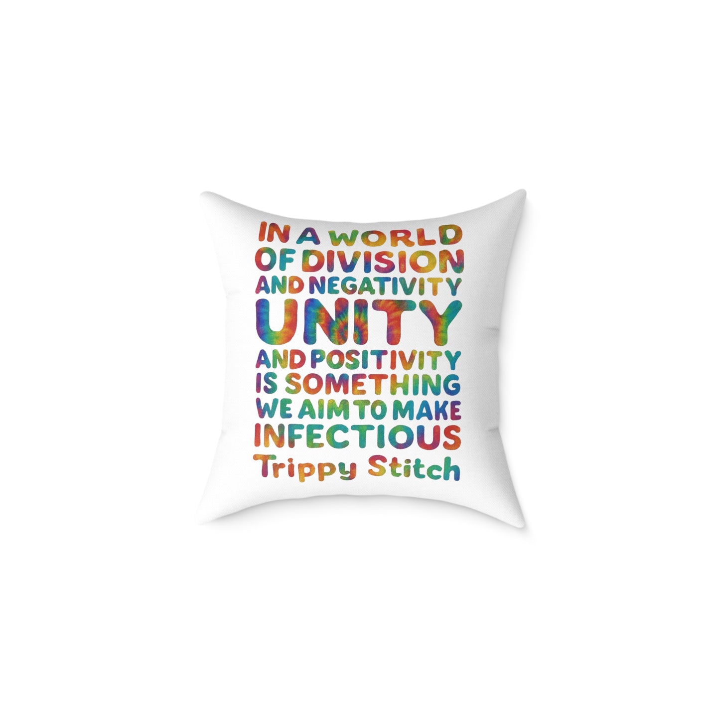 Unity Tie Dye Swirl Pillow