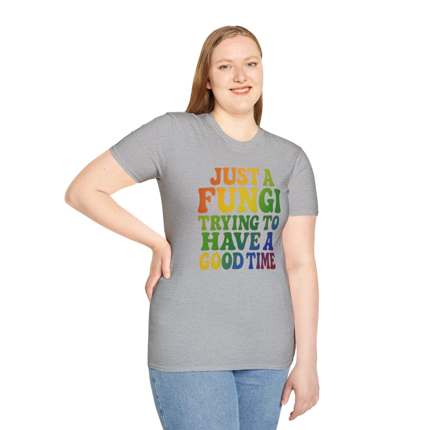 FUNGI🍄-T-Shirt for Fungi Lovers, Quirky Gift, Festival Wear, Casual Style, Nature Theme
