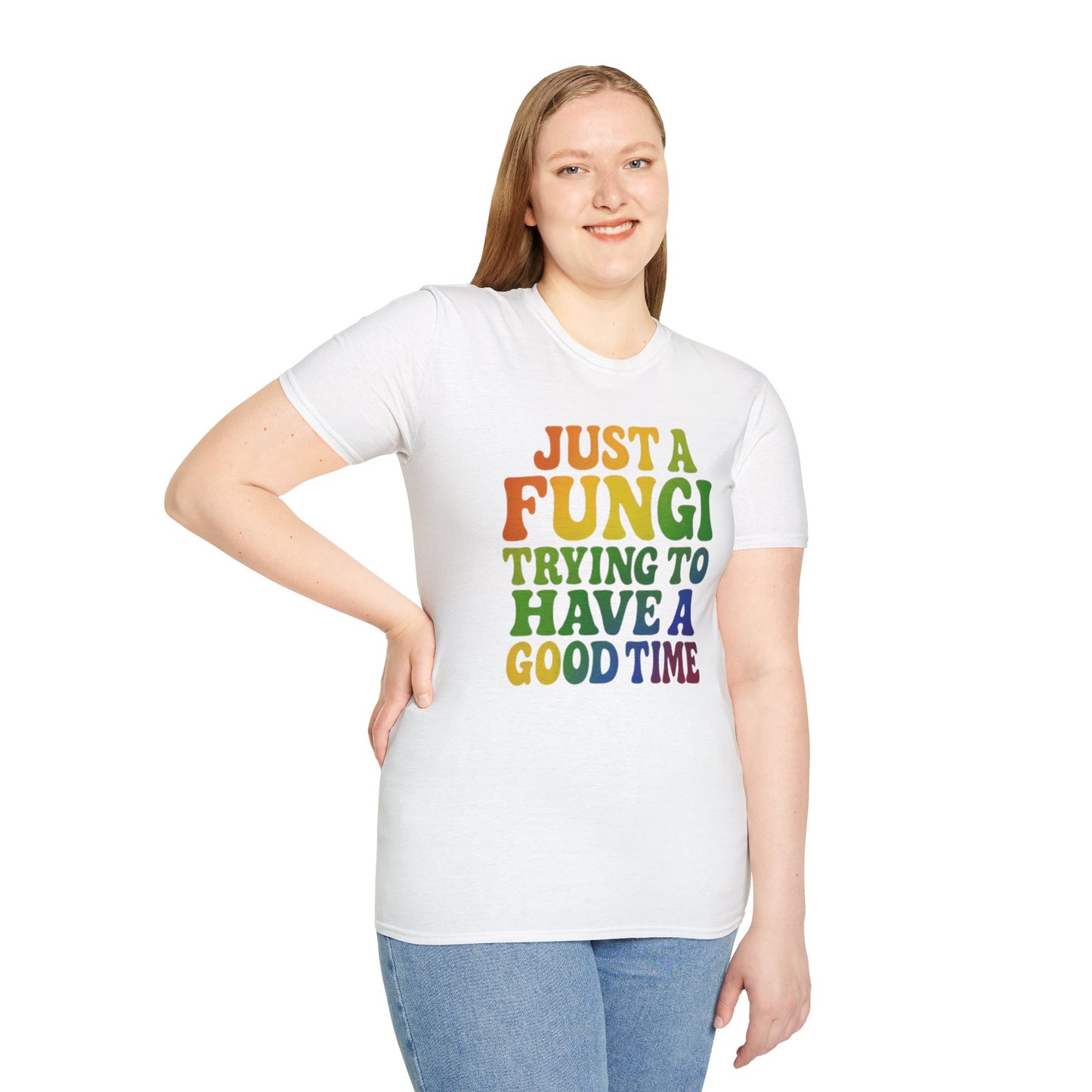 FUNGI🍄-T-Shirt for Fungi Lovers, Quirky Gift, Festival Wear, Casual Style, Nature Theme