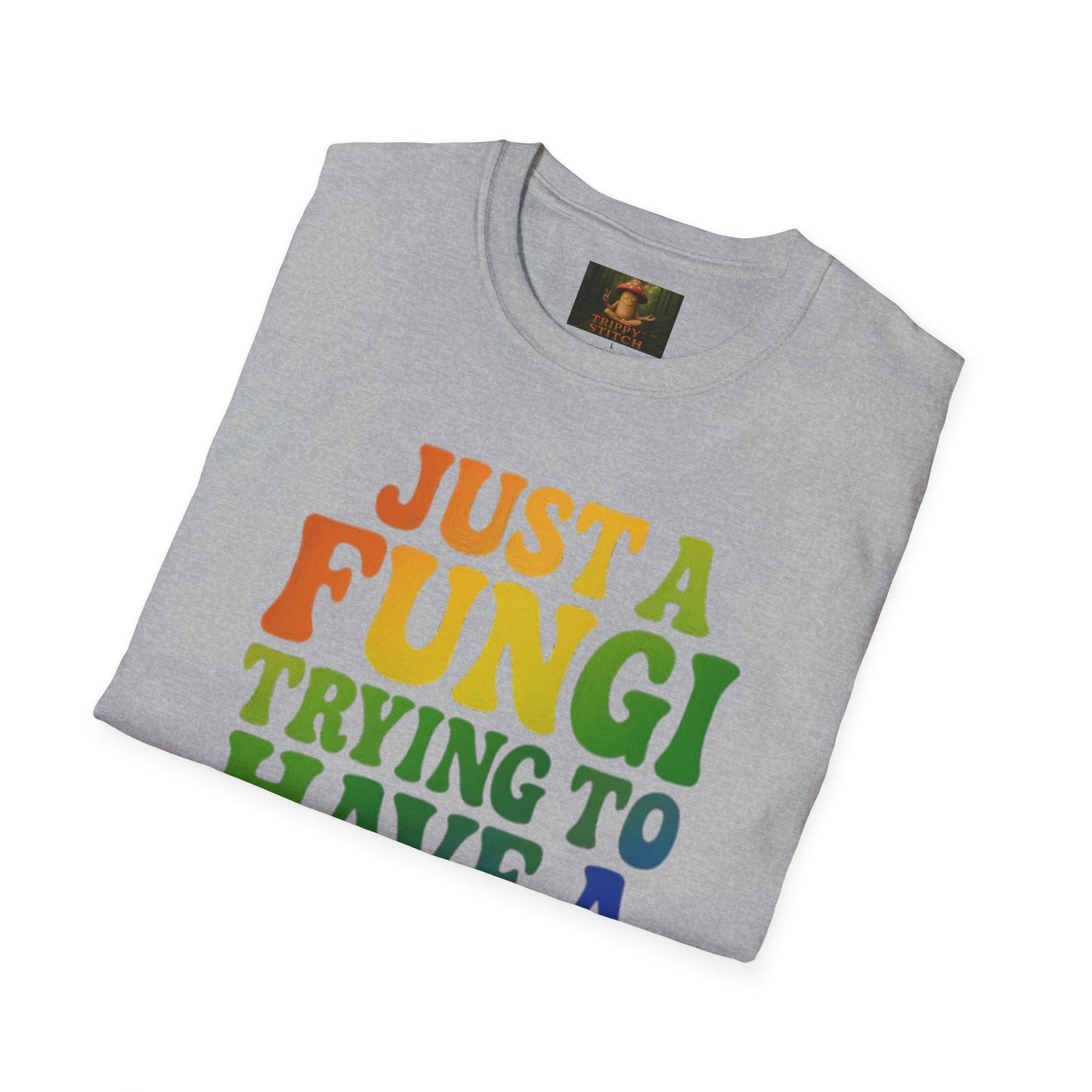 FUNGI🍄-T-Shirt for Fungi Lovers, Quirky Gift, Festival Wear, Casual Style, Nature Theme