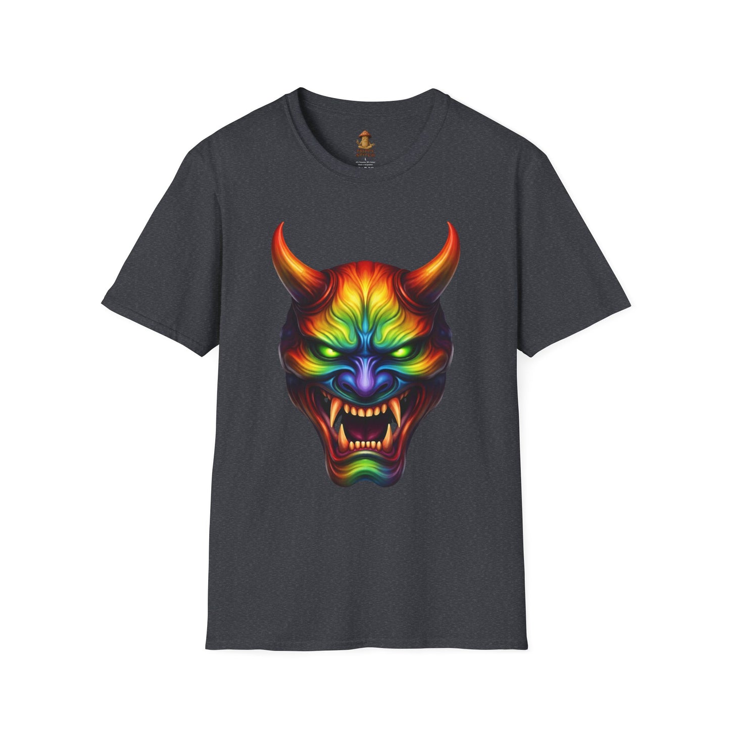 Hannya Mask Chakra Colors Tee