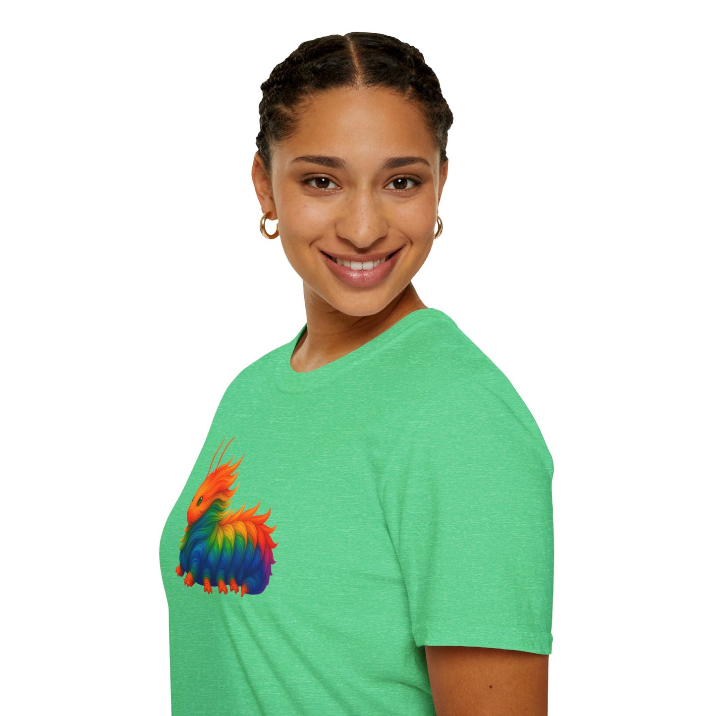 Beautiful Transformation T-Shirt, Colorful Caterpillar and Butterfly Tee, Nature Inspired Art Shirt, Unique Gift for Nature Lovers