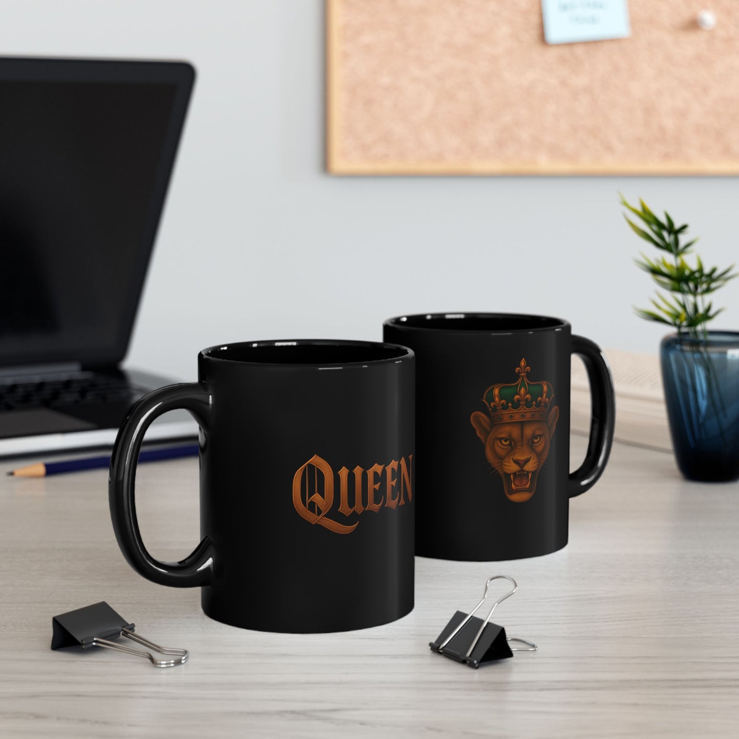 Crowned Lioness Queen Coffee Mug