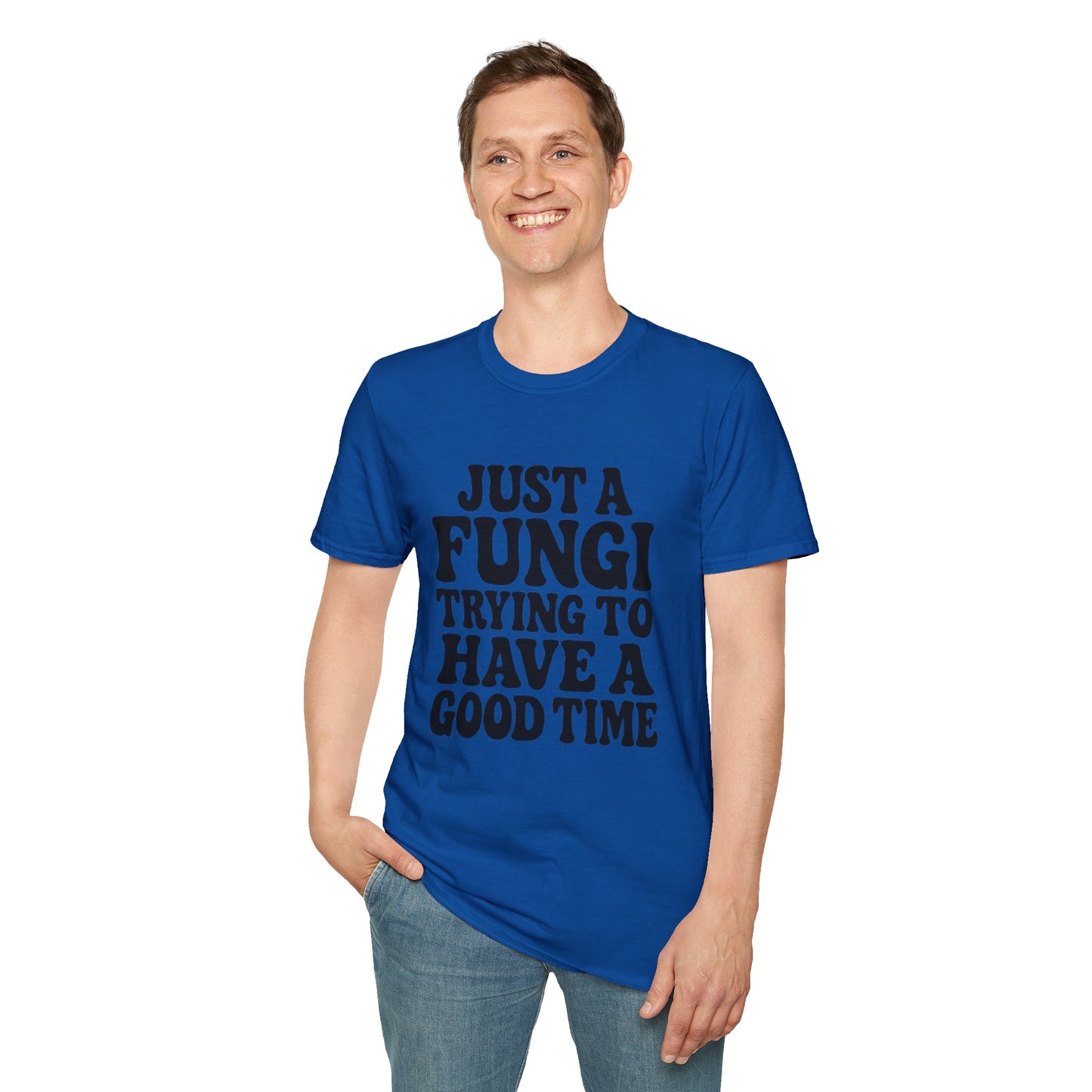 FUNGI🍄-T-Shirt for Fungi Lovers, Quirky Gift, Festival Wear, Casual Style, Nature Theme