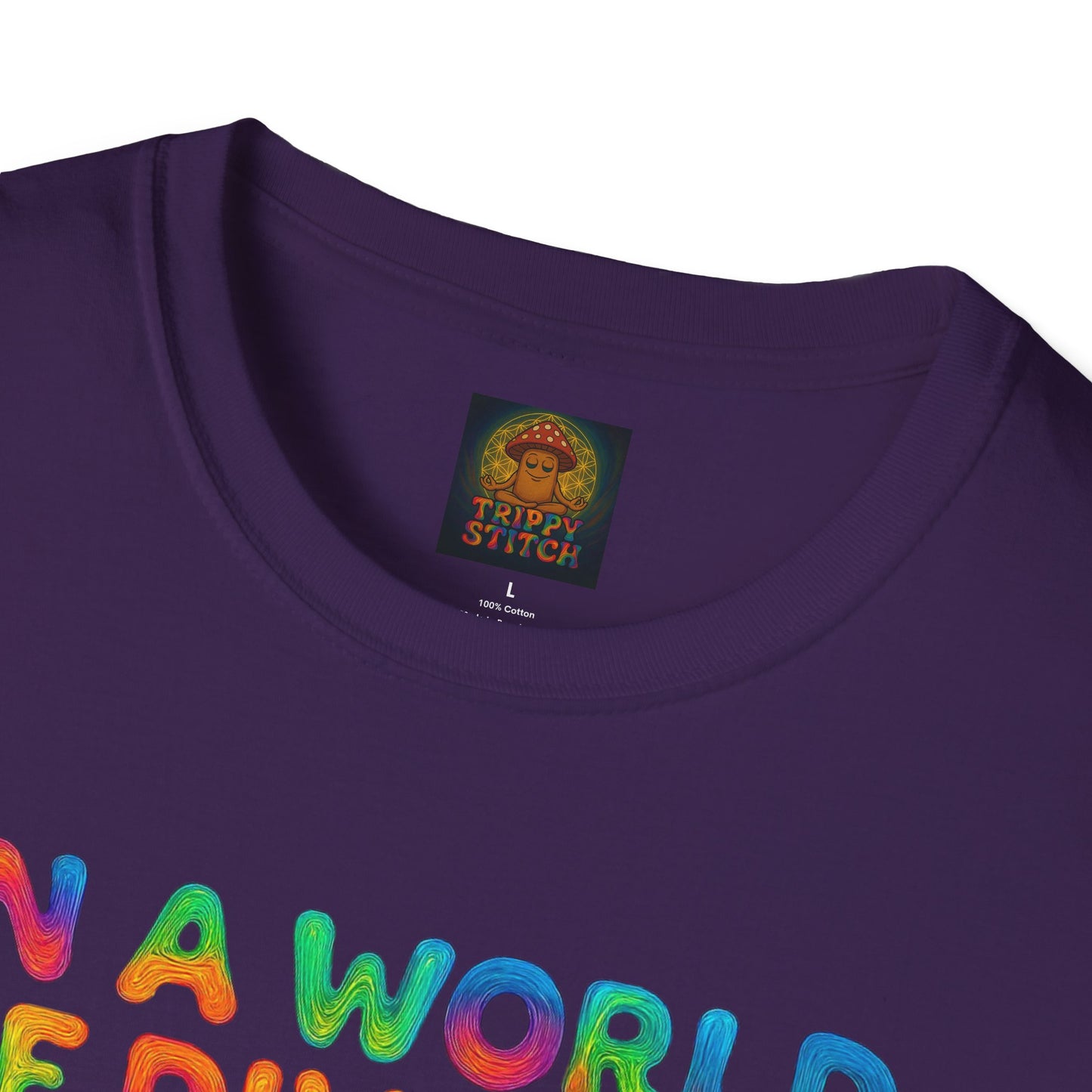 UNITY T-Shirt | Positive Quote Tee | Unisex Softstyle UNITY Trippy Stitch Design