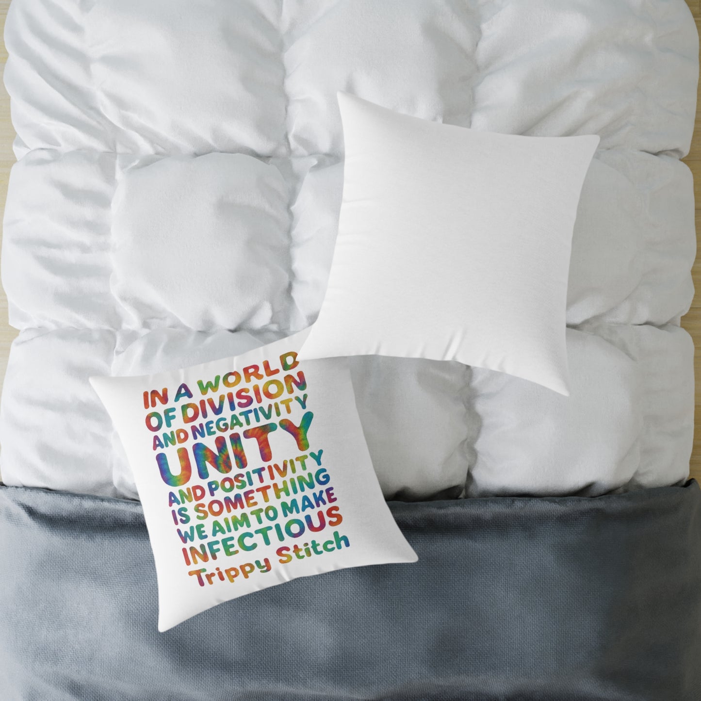 Unity Tie Dye Swirl Pillow