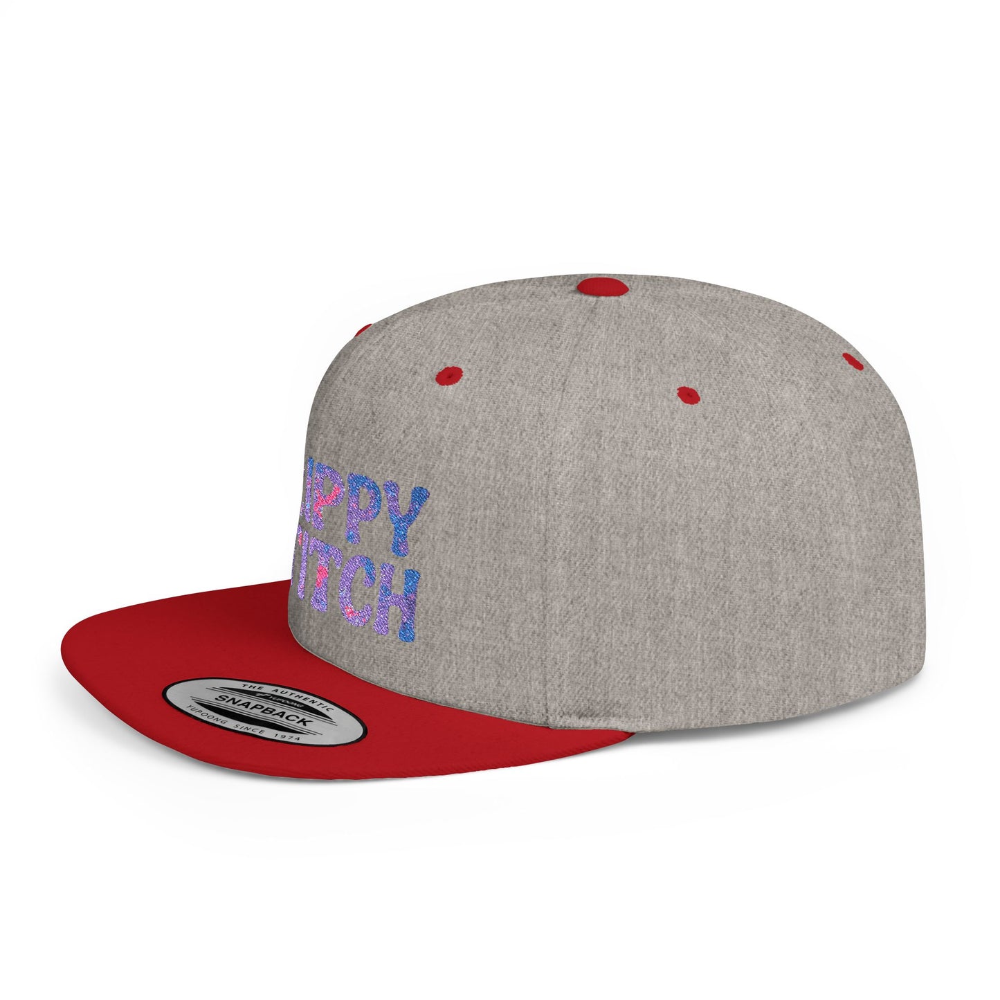 Trippy Stitch Cosmic⭐Flat Bill Snapback Hat