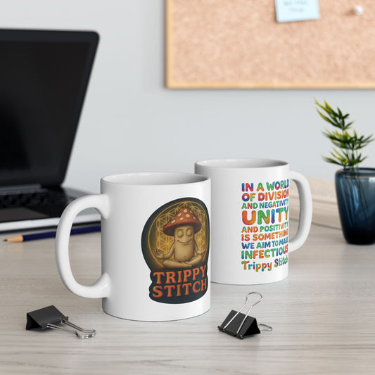 Mani the Mushroom coffee mug 🍄