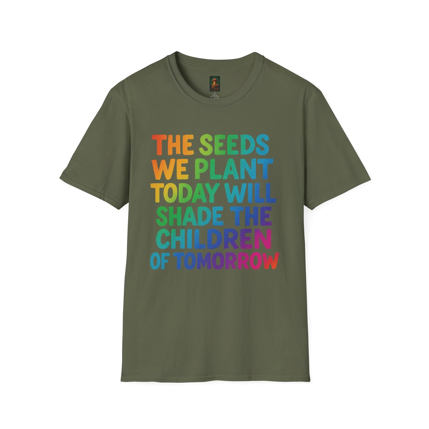 SEEDS OF TODAY-T-Shirt for Eco-Conscious Individuals, Unisex T-Shirt, Planting Seeds Shirt, Positive Vibes Tee, Gift for Nature Lovers