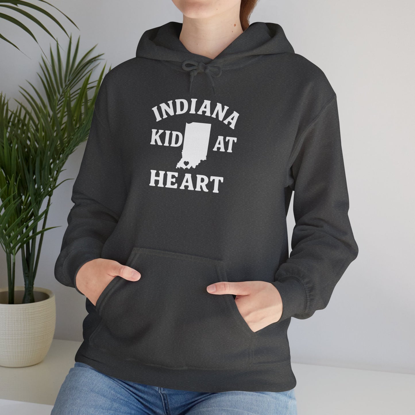 Indiana Kid at Heart Hoodie ❤️Born and raised