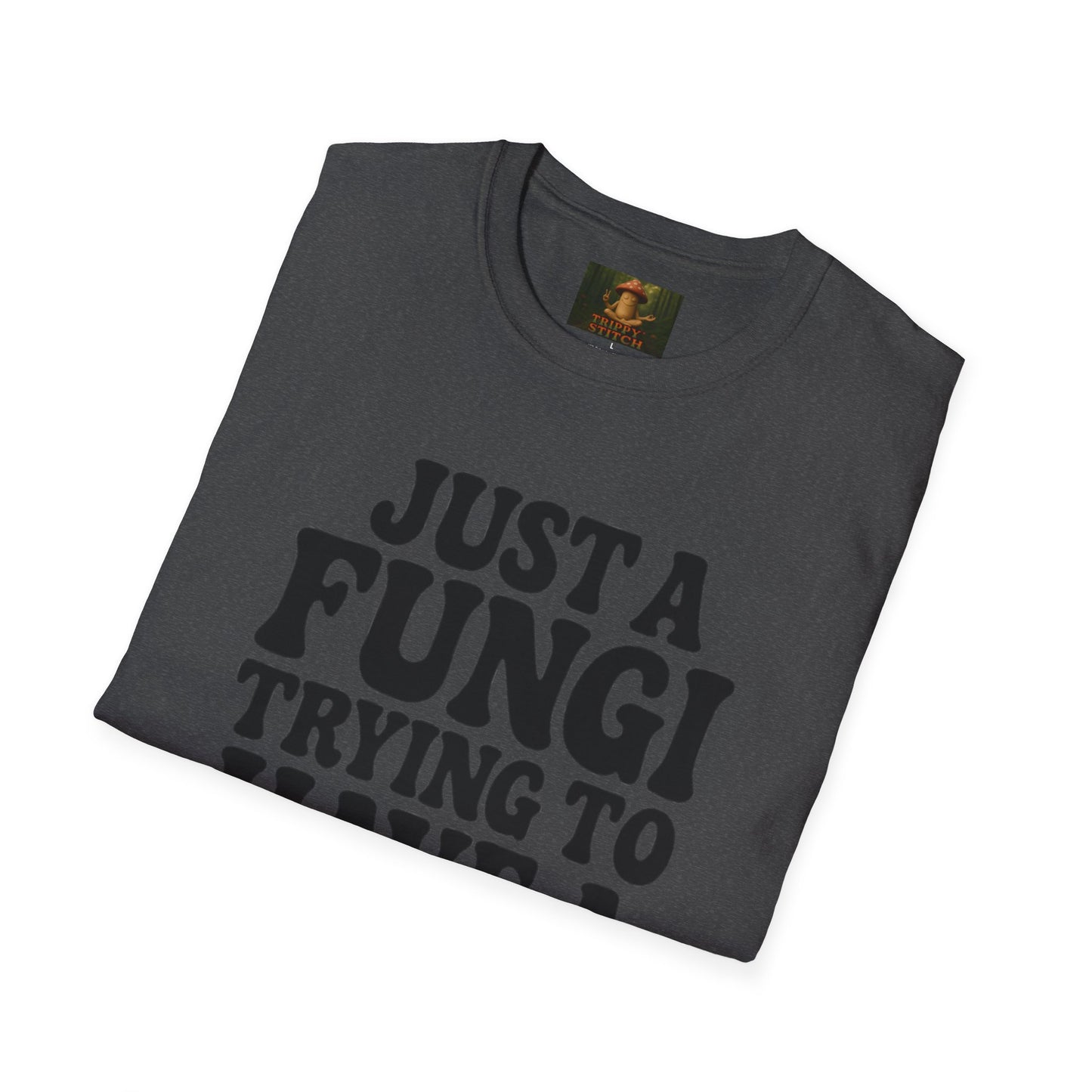 FUNGI🍄-T-Shirt for Fungi Lovers, Quirky Gift, Festival Wear, Casual Style, Nature Theme