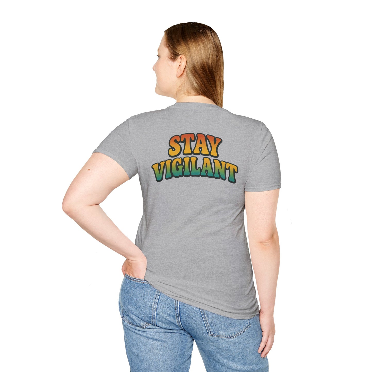 Calm Amid the Chaos Shirt, Stay Vigilant, Positive Vibes Clothing