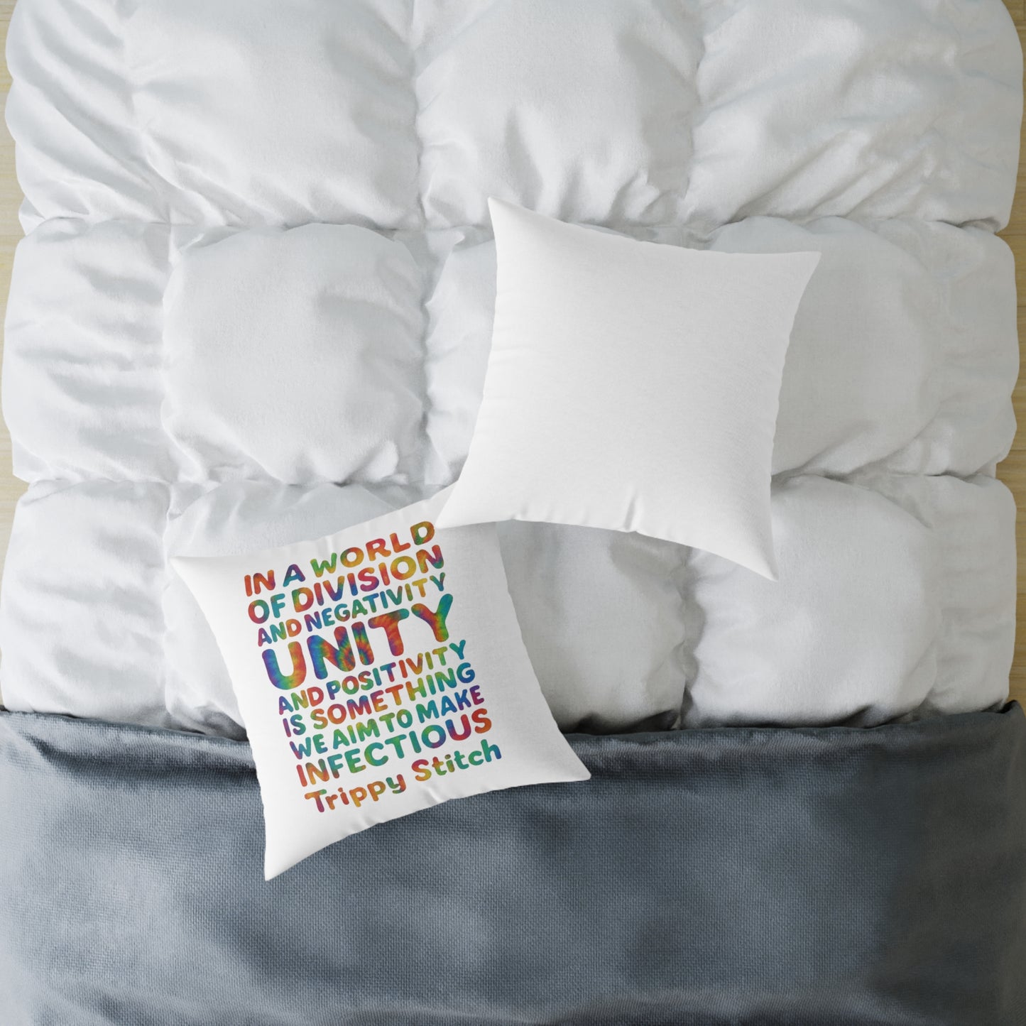 Unity Tie Dye Swirl Pillow