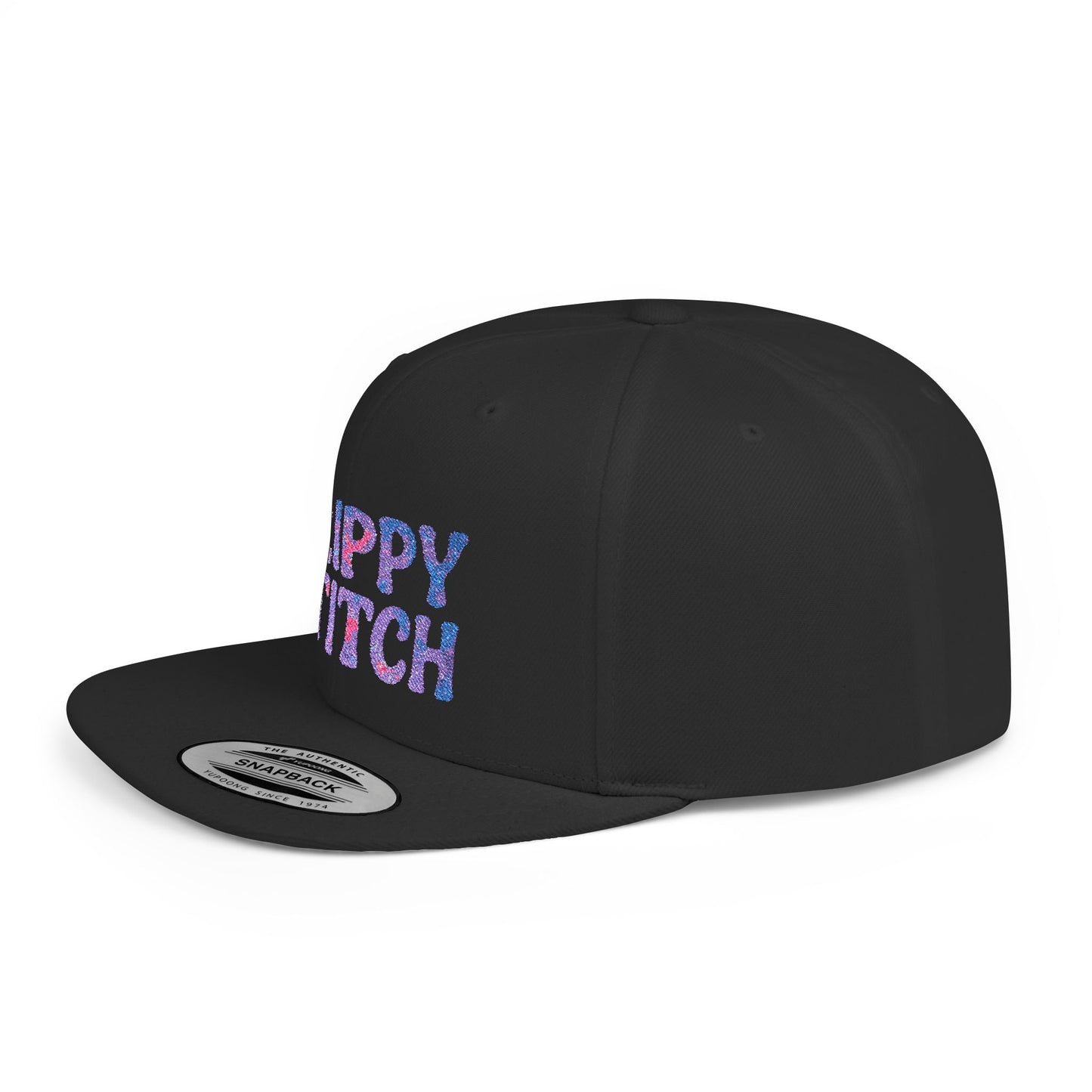 Trippy Stitch Cosmic⭐Flat Bill Snapback Hat
