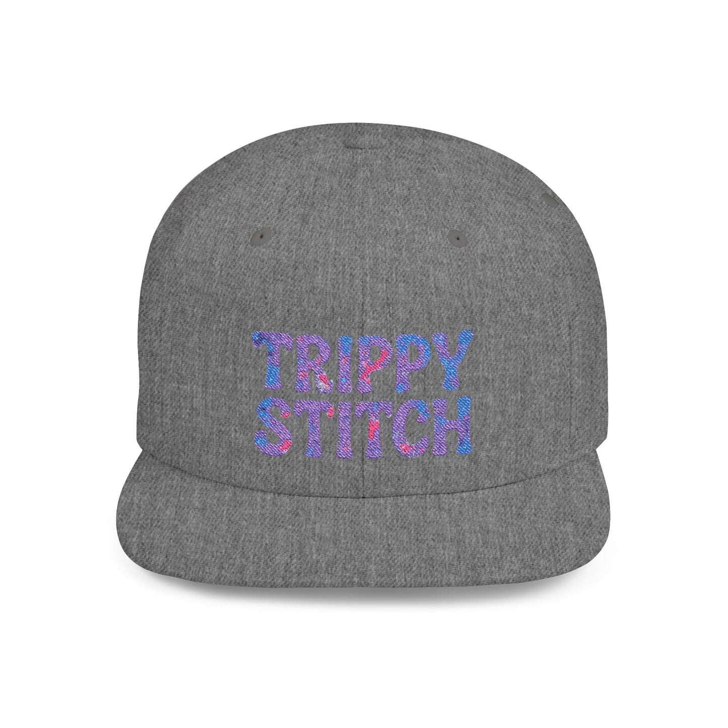 Trippy Stitch Cosmic⭐Flat Bill Snapback Hat