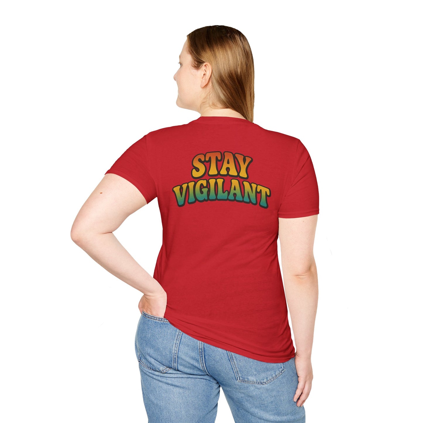 Calm Amid the Chaos Shirt, Stay Vigilant, Positive Vibes Clothing