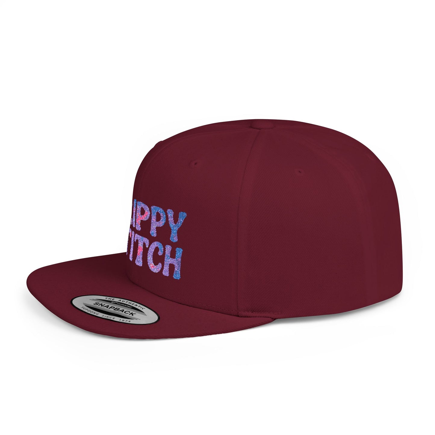 Trippy Stitch Cosmic⭐Flat Bill Snapback Hat