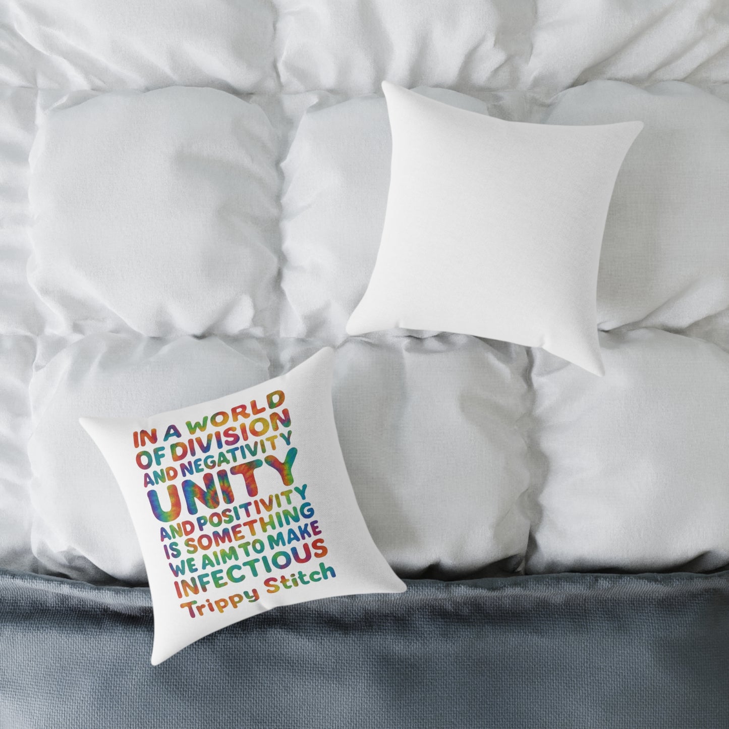Unity Tie Dye Swirl Pillow