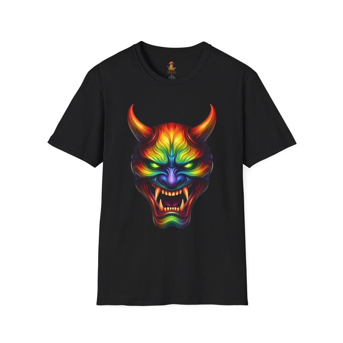 Hannya Mask Chakra Colors Tee