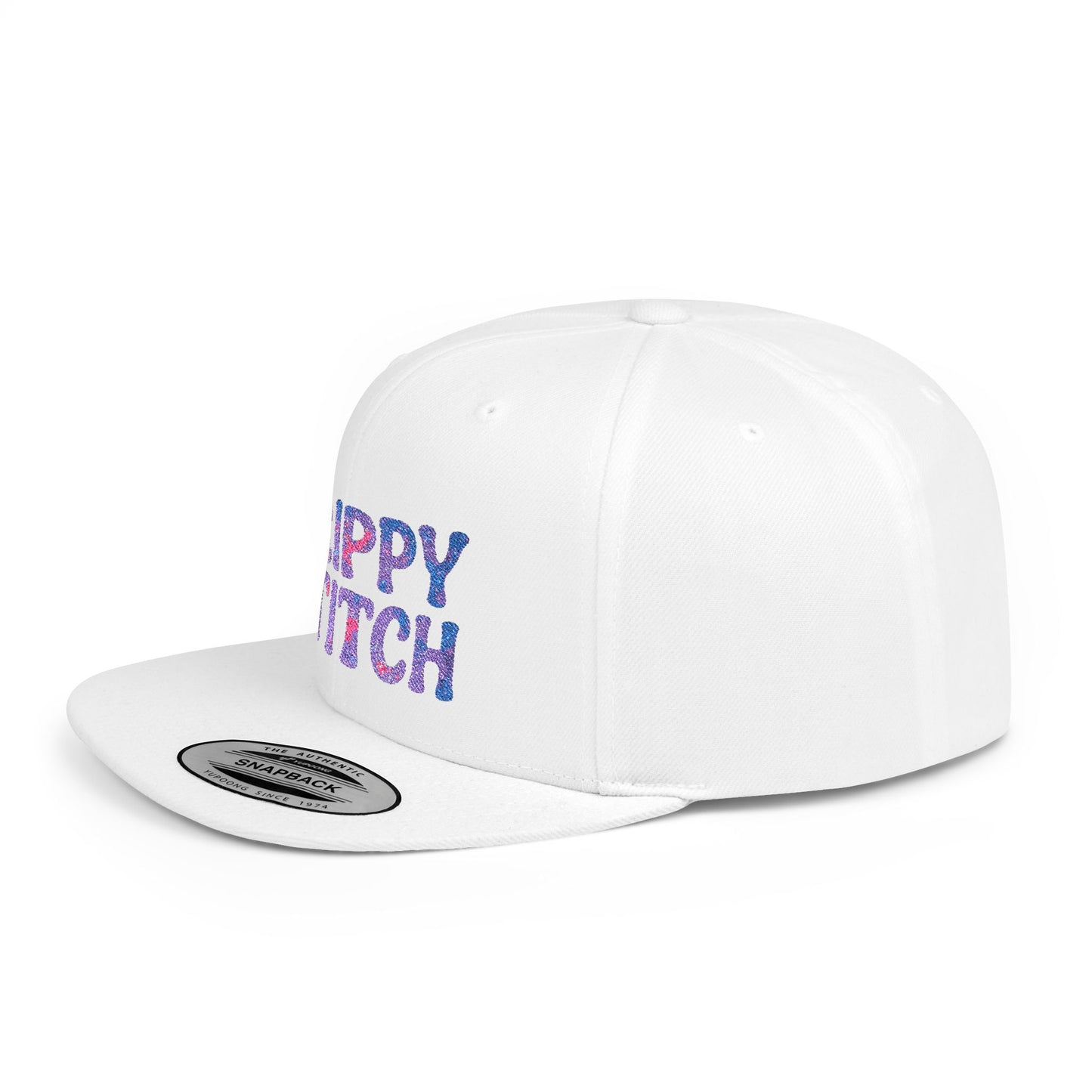 Trippy Stitch Cosmic⭐Flat Bill Snapback Hat