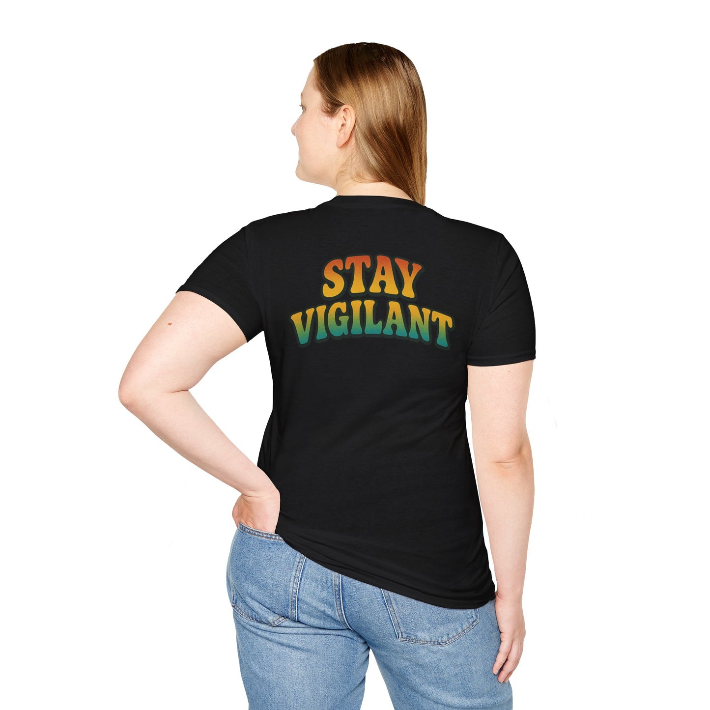 Calm Amid the Chaos Shirt, Stay Vigilant, Positive Vibes Clothing