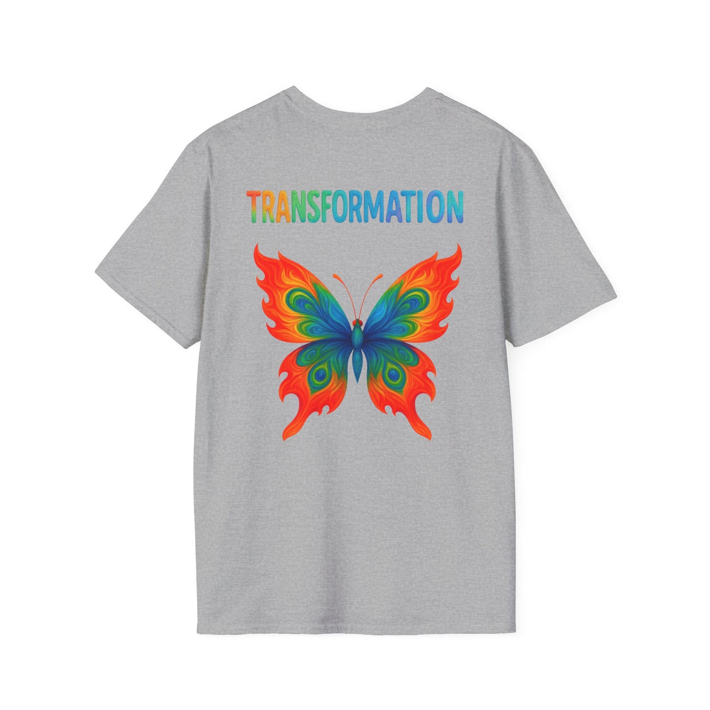 Beautiful Transformation T-Shirt, Colorful Caterpillar and Butterfly Tee, Nature Inspired Art Shirt, Unique Gift for Nature Lovers