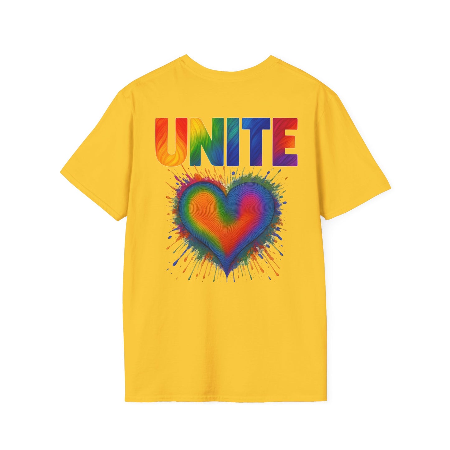 UNITE 💚 T-Shirt - Celebrate Love and Togetherness, Casual Wear, Summer Fashion