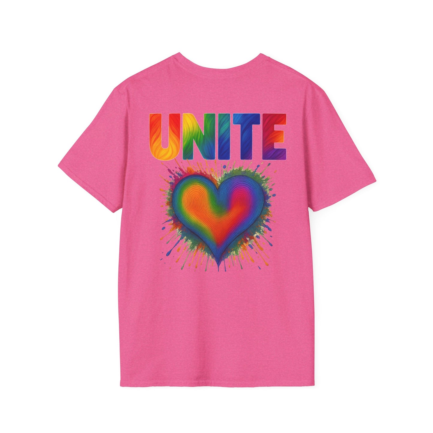 UNITE 💚 T-Shirt - Celebrate Love and Togetherness, Casual Wear, Summer Fashion