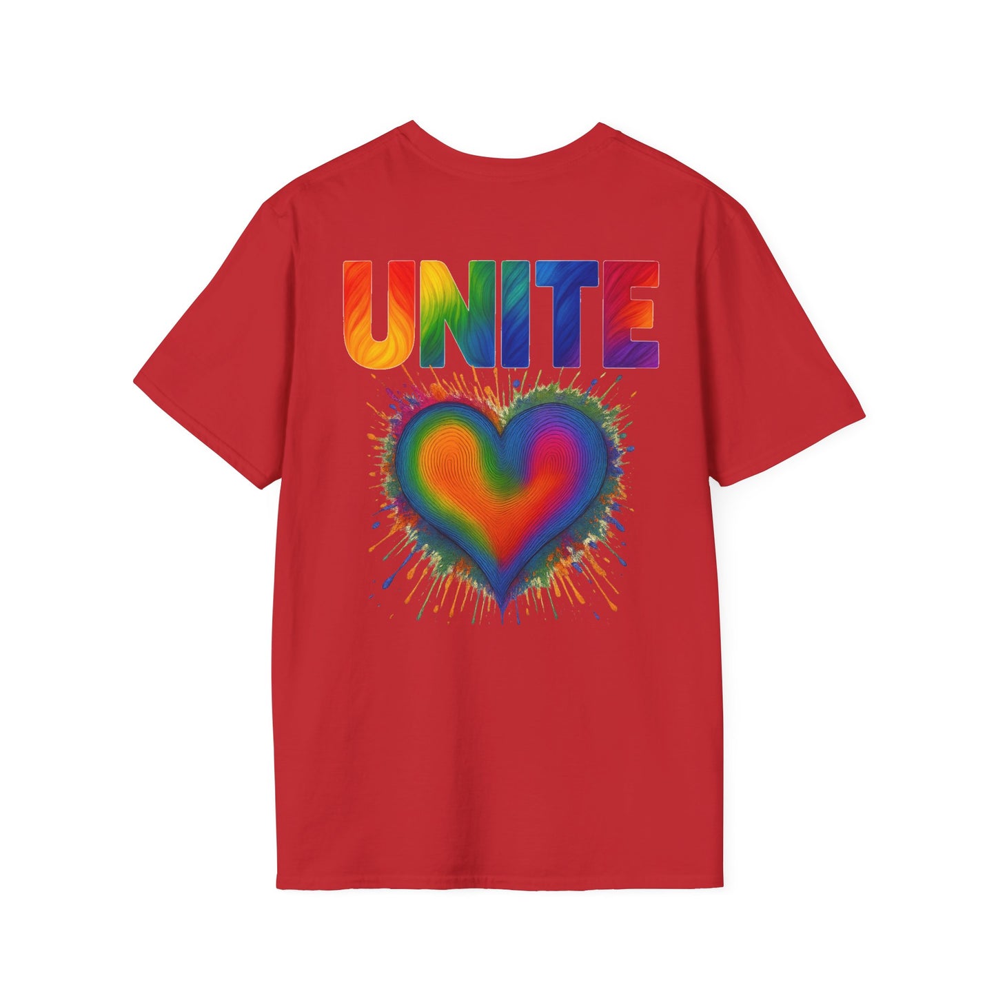 UNITE 💚 T-Shirt - Celebrate Love and Togetherness, Casual Wear, Summer Fashion