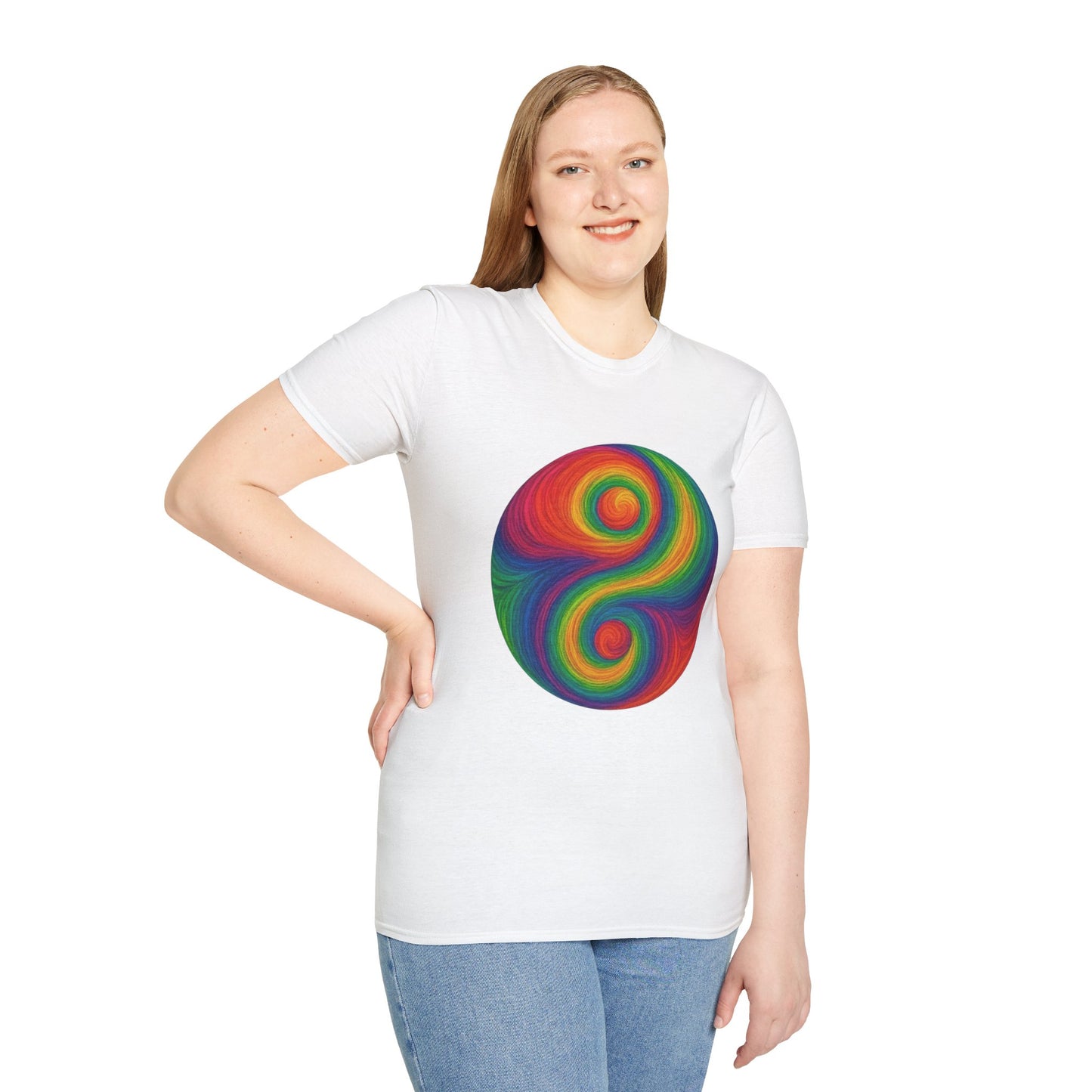 Trippy Stitch Yin Yang T-Shirt ☯️