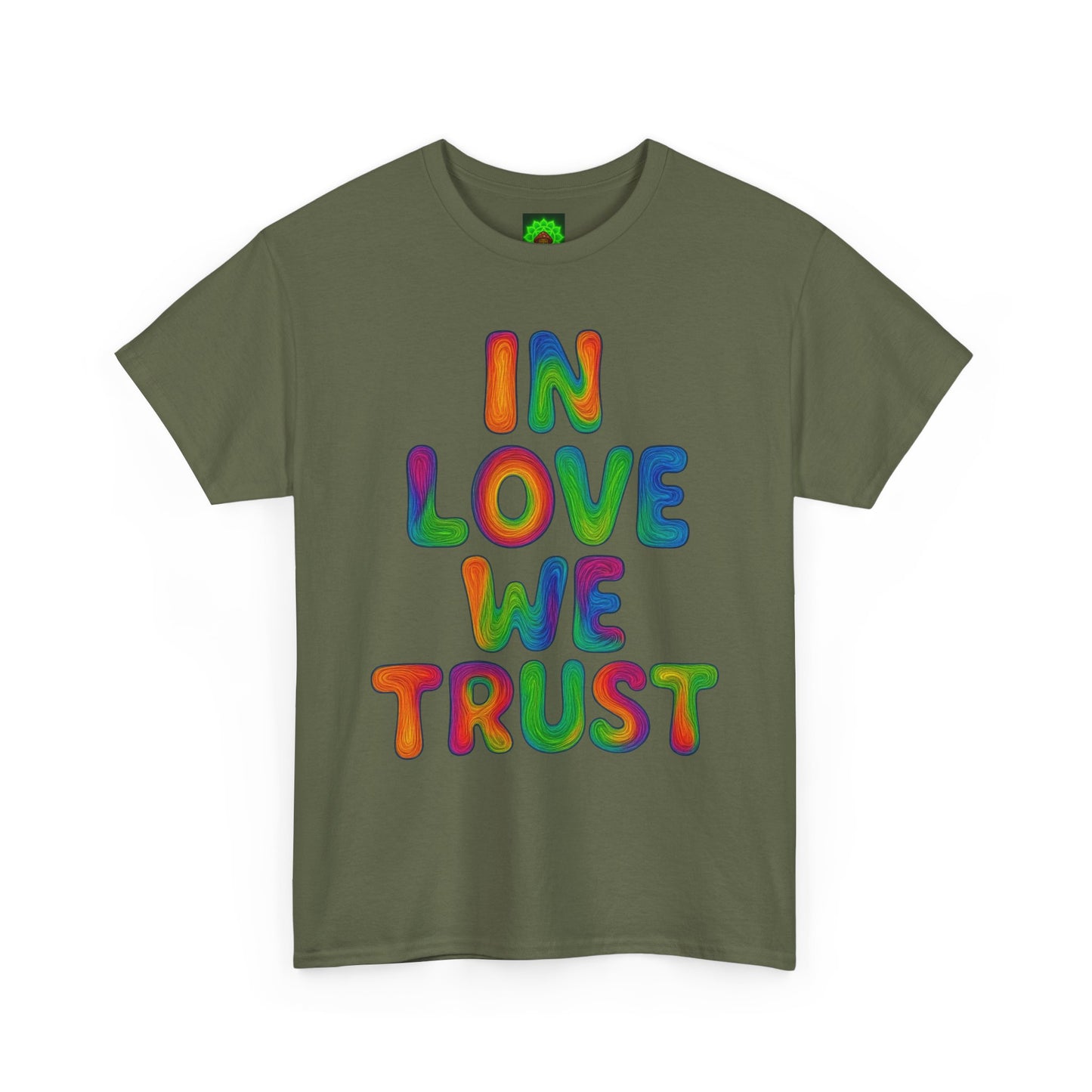 'In Love We Trust' 💙 T-Shirt, Perfect for Casual Outings, Affirmation Gifts, Everyday Wear