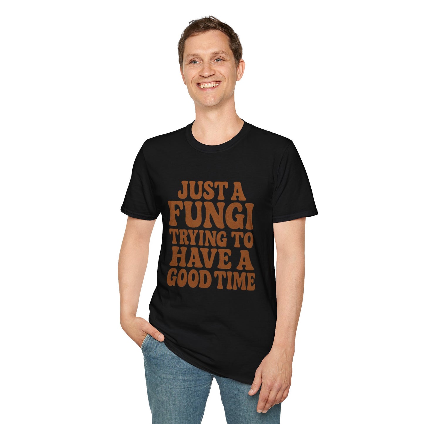 FUNGI🍄-T-Shirt for Fungi Lovers, Quirky Gift, Festival Wear, Casual Style, Nature Theme