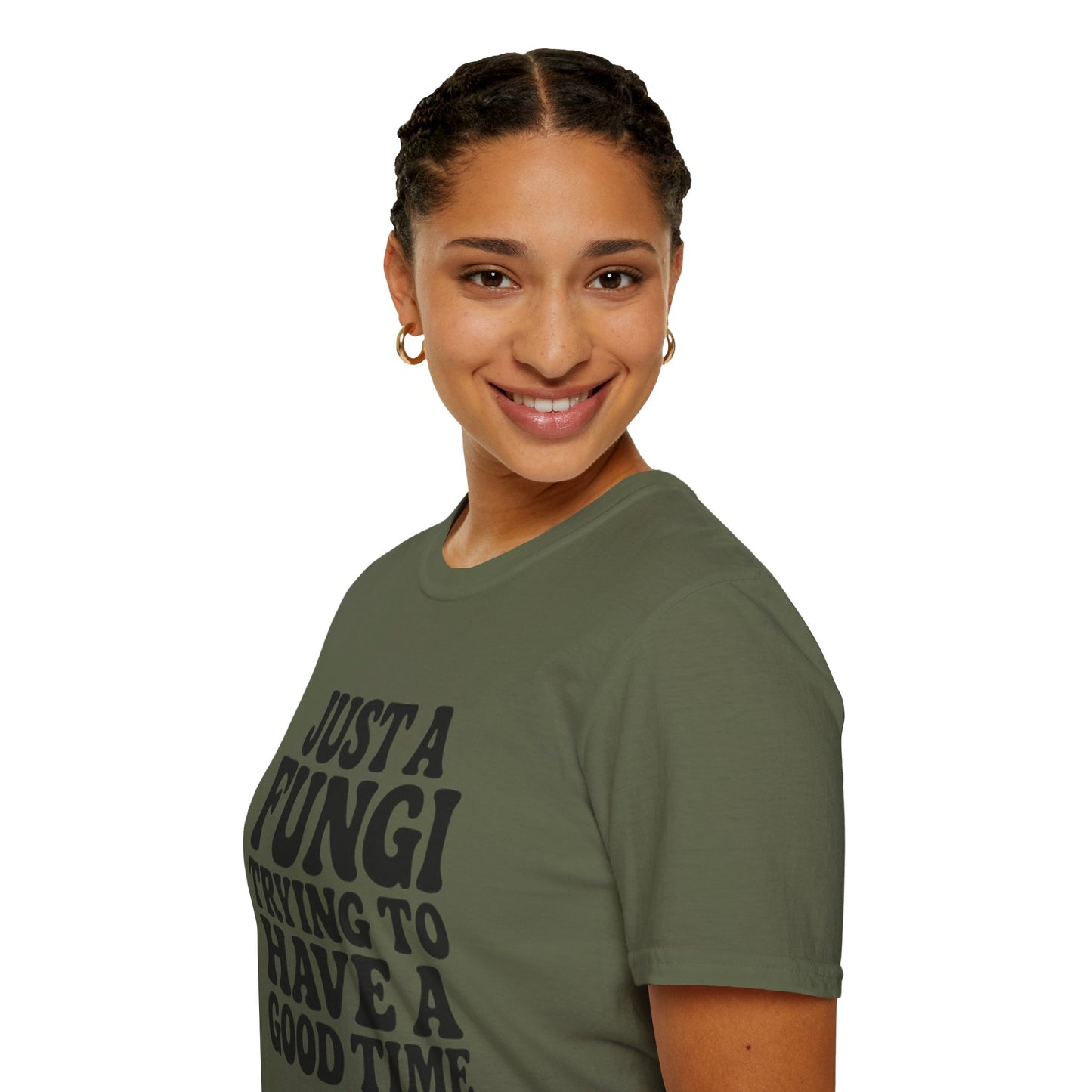 FUNGI🍄-T-Shirt for Fungi Lovers, Quirky Gift, Festival Wear, Casual Style, Nature Theme