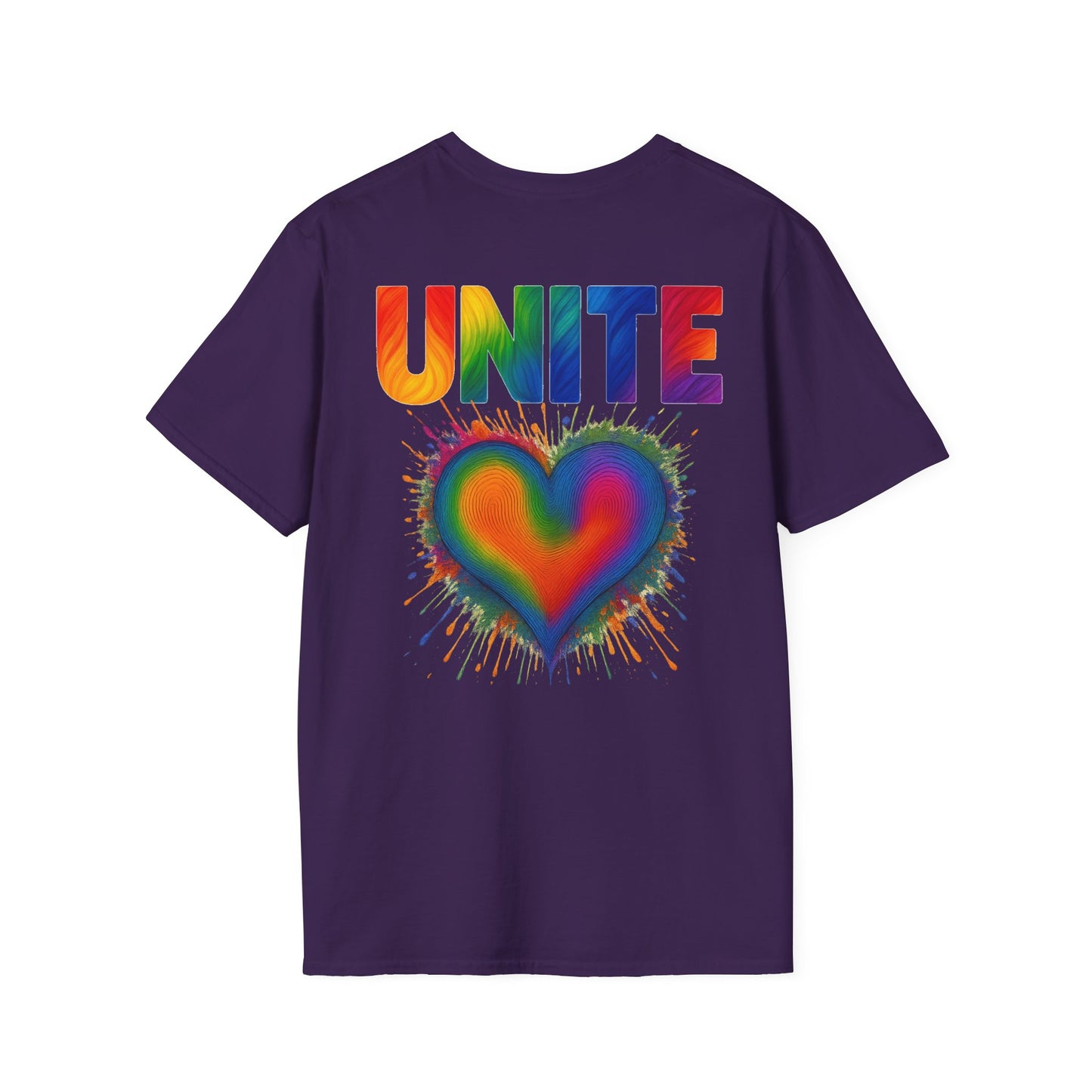 UNITE 💚 T-Shirt - Celebrate Love and Togetherness, Casual Wear, Summer Fashion
