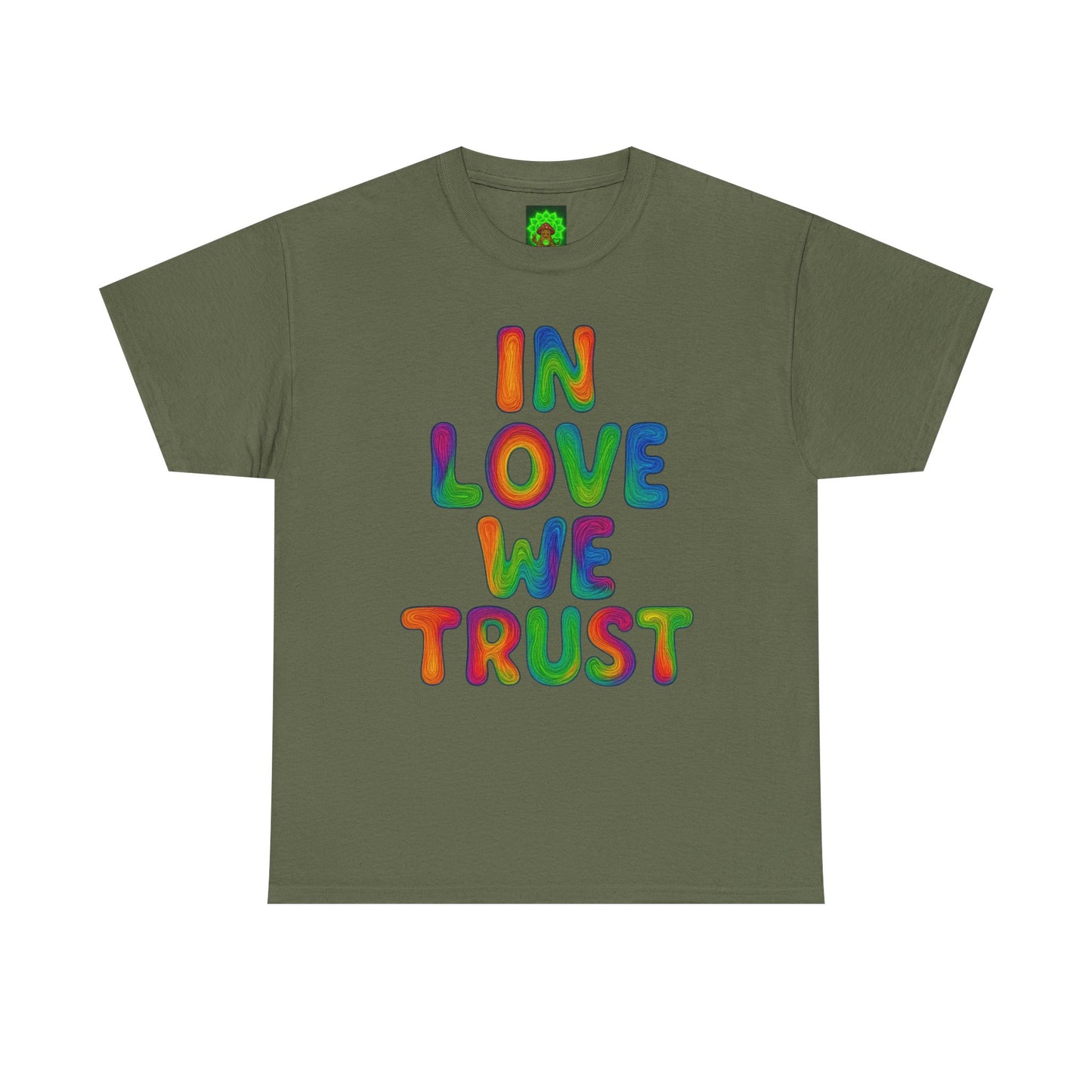 'In Love We Trust' 💙 T-Shirt, Perfect for Casual Outings, Affirmation Gifts, Everyday Wear