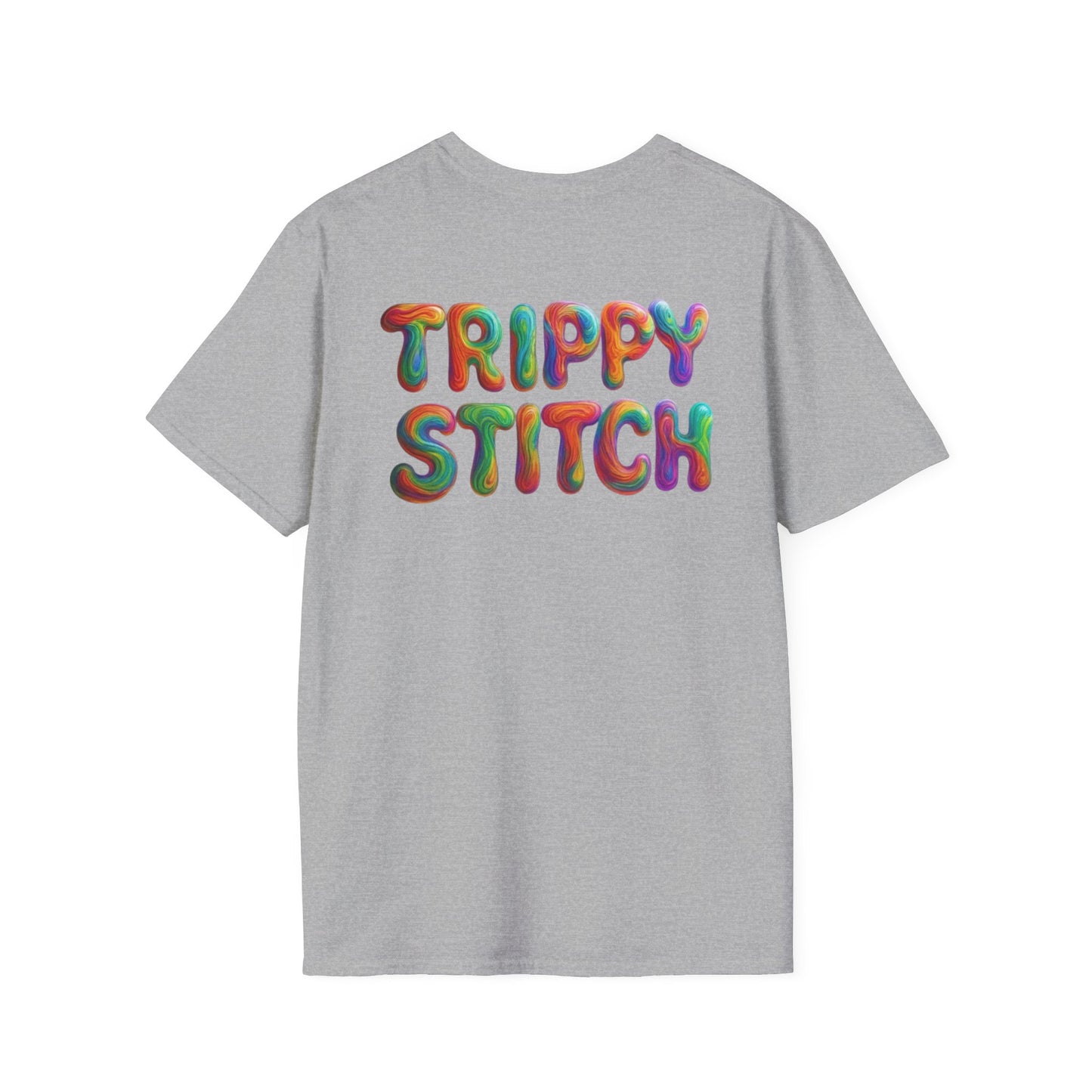 JEWELED LOVE & TRIPPY STITCH-Unisex T-Shirt for Fun & Casual Wear, Gift for Friends & Family, Birthday, Anniversaries